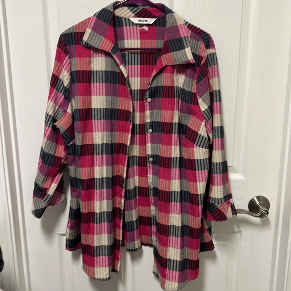 Button Down Ribbed shirt